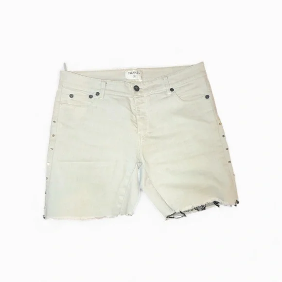 CHANEL Women's Denim Shorts - Picture 2 of 15